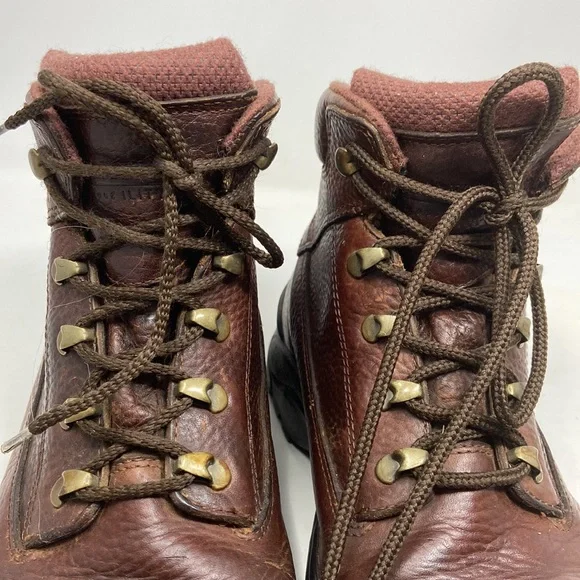 Chippewa Boots Brown Leather Work Snow Insulated Boots sz 9 1/2W